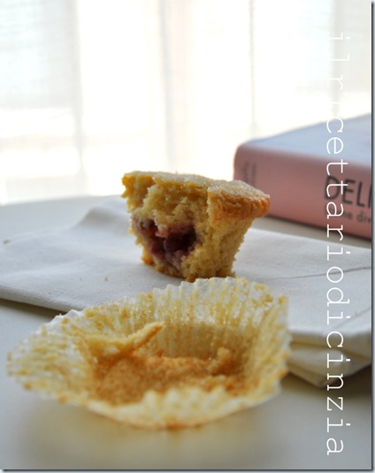 Muffin in stile krapfen alla marmellata