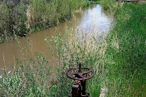 Fire Mountain Canal, our main source of irrigation water.