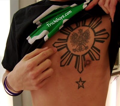 JR Celski shirtless