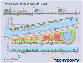 Parque de La Rosaleda - Tauste | Prefabricados de Hormigón Tecnyconta - Proyecto Helipuerto