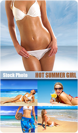 wallpaper summer girl. Stock Photo – Hot Summer Girl