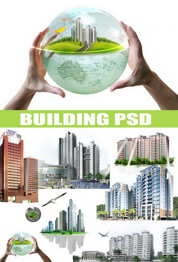 PSD templates - Building nicegfx.com