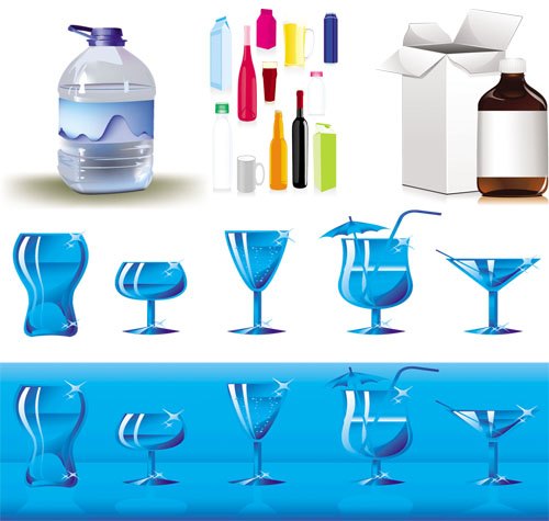 Vector stock - Cups background nicegfx.com