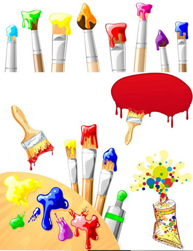Stock vector - Painting Brushes nicegfx.com