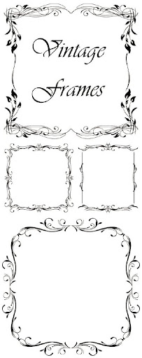 Vintage frames Vector nicegfx.com