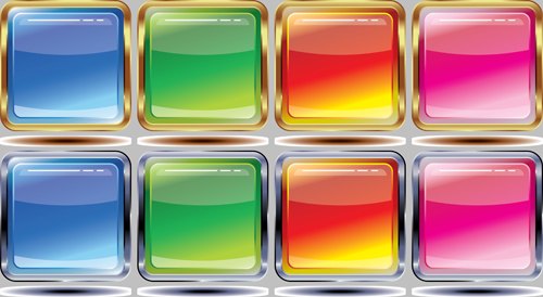 Vector stock - 3D buttons background  nicegfx.com