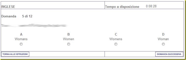 test Ikea inglese
