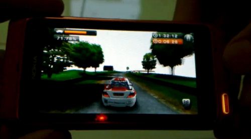 nokia n8 game 3D video game demo on the Nokia N8