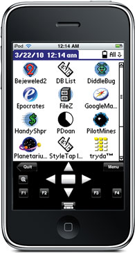 iphone styletap launcher StyleTap, release of Palm OS emulator for iPhone
