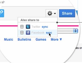 myspace Update Status on MySpace could now appear in Facebook