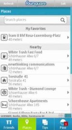 Foursquare Nokia 150 Foursquare Applications, comes in the Nokia