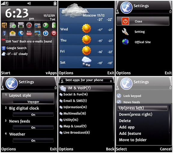 vhome vhome2 Free Download Application, vHome 4.22 full Skin Nokia s60v3
