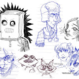 Sketches I found while cleaning my desk!