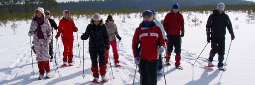 R&auml;&auml;tsamatk on jalgsimatka vorm. R&auml;&auml;tsamatkajad Meenikunno rabal