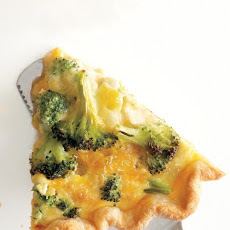 Broccoli-Cheddar Quiche