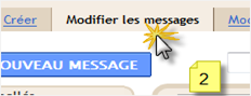 Modifeir les massage