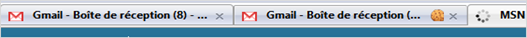 deux sessions gmail