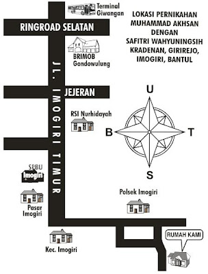 Denah lokasi walimatul 'ursy