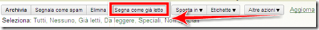 come inserire mail già letta gmail
