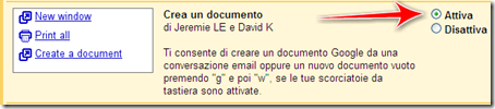 come creare fare documento testo mail gmail google