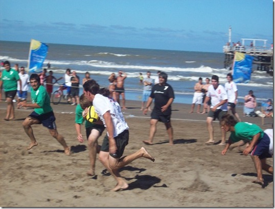 Torneo de Rugby playero en Lucila del Mar