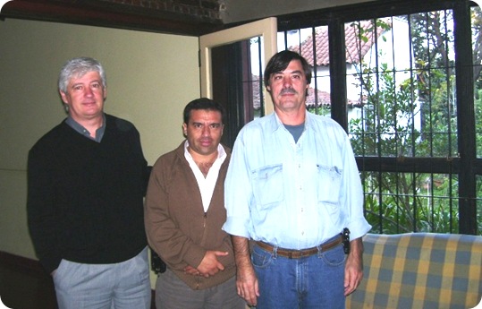 Ricardo Daubagna, Alberto Smith y Director de "La Quinta"