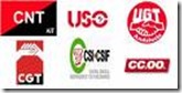 Logotipos de los prinicpales sindicatos de España