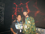 Me & Kerri before his set.