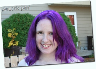 purple hair dye color