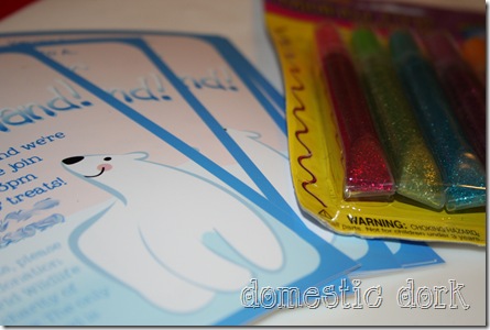 polar bear free invitation birthday party diy craft tutorial