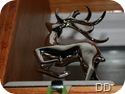reindeer stocking hook reindeer stocking hook