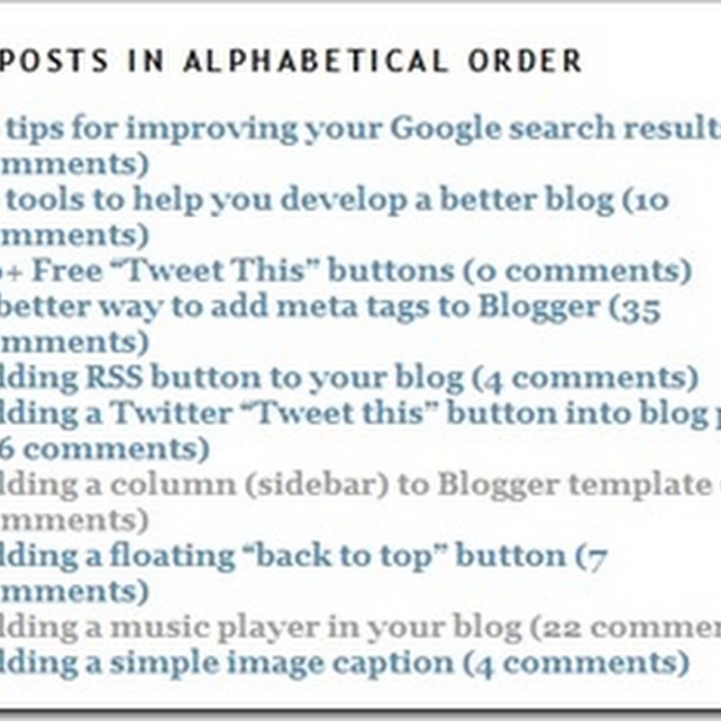 BloggerSentral blogging tips