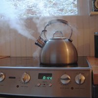 Boiling teapot