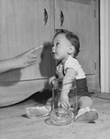 Kid digs in cookie jar