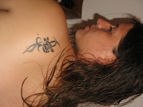 Tribal Tattoo Designs Flower for Girl 