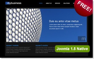 myBusiness joomla template myBusiness joomla template, gallery templates, clean joomla template