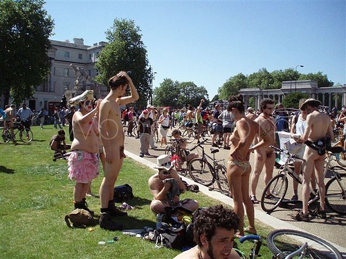 World Naked Bike Ride photos outdoor posted by Barwell Coral Springs