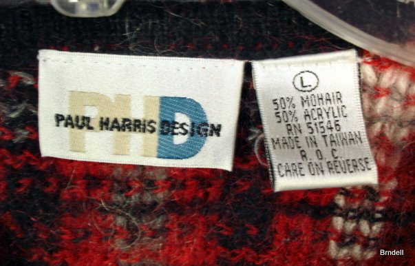 RED PLAID PAUL HARRIS DESIGN