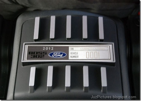 2012 Ford Mustang Boss 302 number 00011