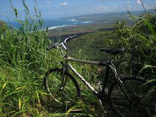 Roger's fancy borrowed bike