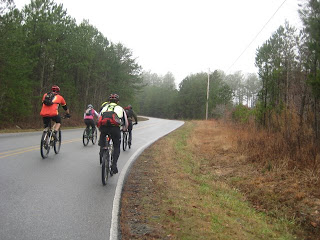 But the mud got worse, so we headed back to the roads.