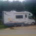 Our camping spot at Cedar Hill State Park