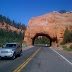 The first tunnel through Red Rock Canyon