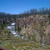 Cascading river in Yellowstone