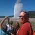 Darren at Old Faithful