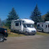 Our camping spot at the Virginian RV Park in Jackson, WY
