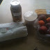 Out take from Bell's includes Spicy Sprouts, Leek Dip, Smoked Cheese, Peaches & Some Sausages