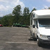 The view in the parking lot of the Natural Tunnel