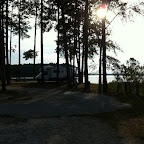 Our spot at Mistletoe Campground (before the weekend crowds)