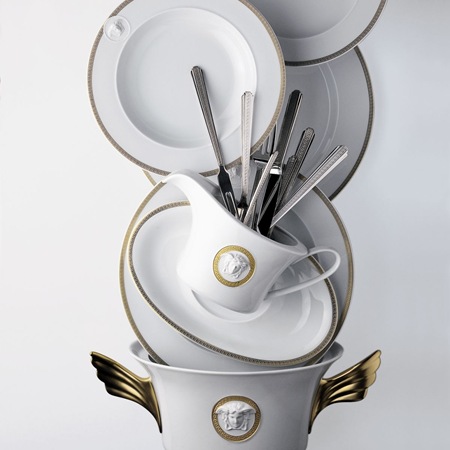 Rosenthal Versce Medaillon Meandre D'Or Rosenthal Versce Medaillon Meandre D'Or